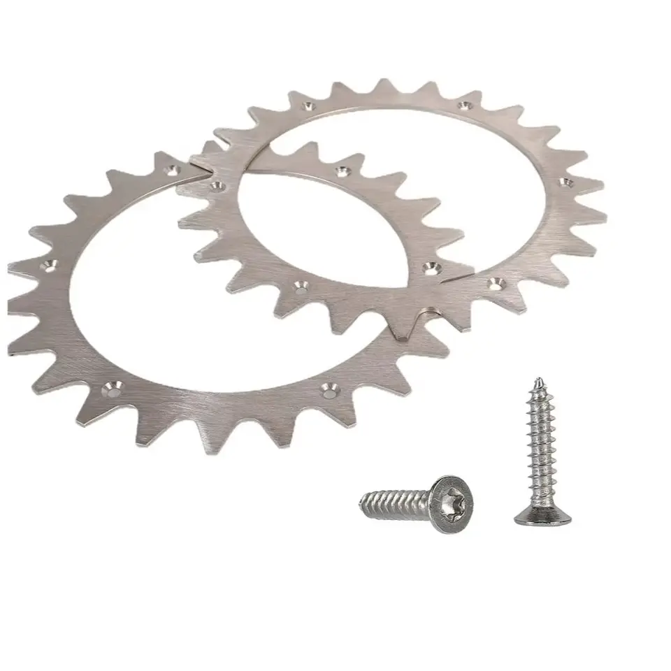Pack Roestvrij Stalen Spikes Voor Bosch Indego Xs 300 400 500 M700 Maaier Fijn Ontbraamd Met Tractieverbetering Voor Robotgrasmaaier 14 Roestvrij Staal