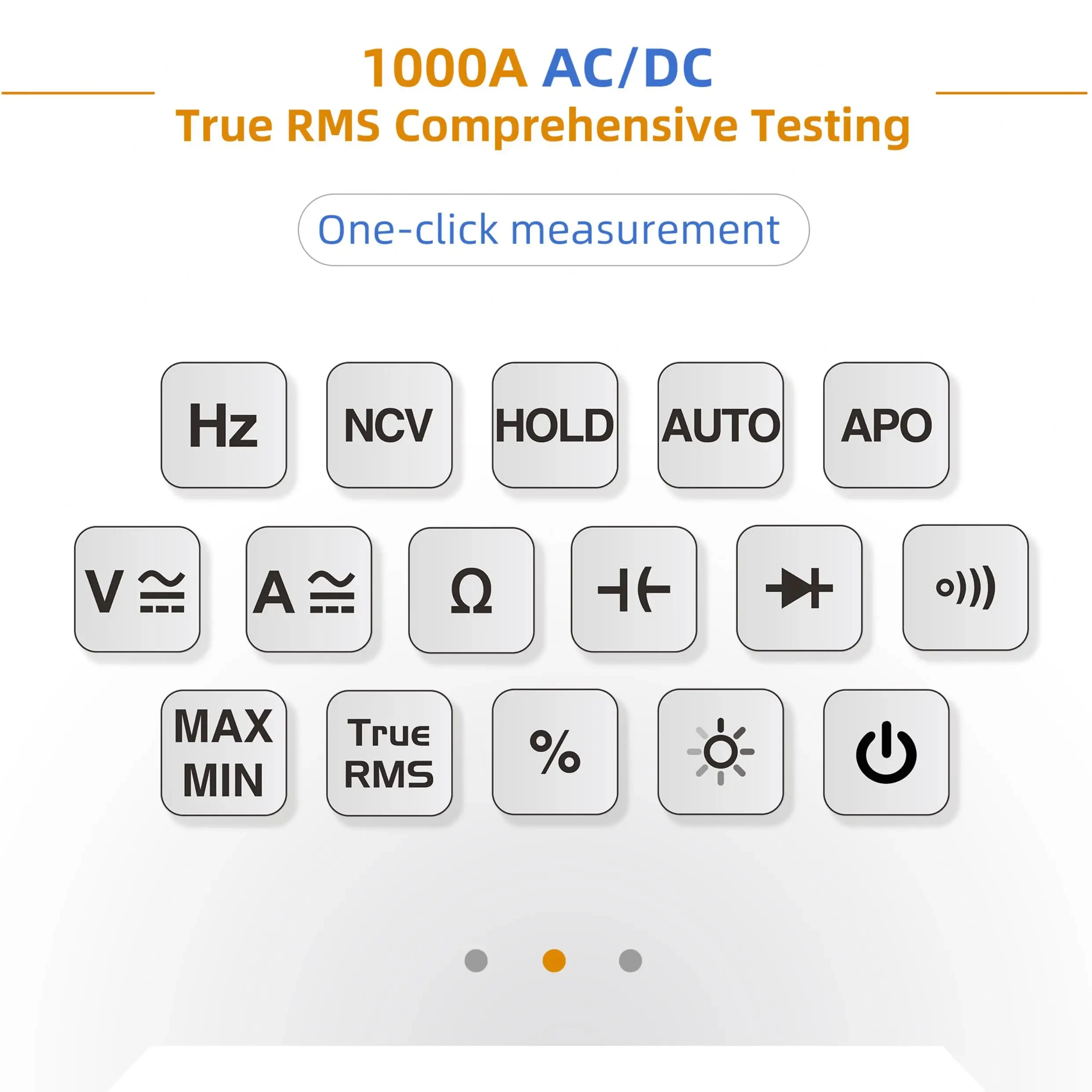 CMS101 Three In One 1000A AC/DC Clamp Teter+Digital Oscilloscope Bluetooth Recor