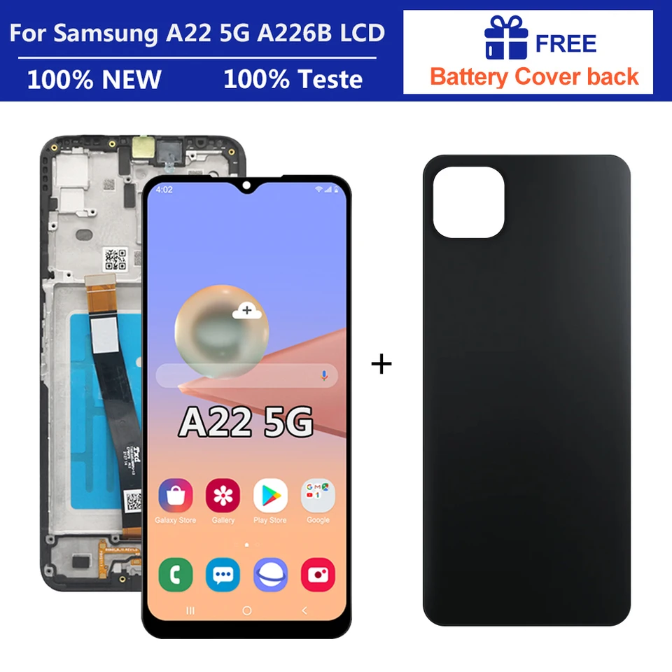 6.6'' High Quality For Samsung A22 5G A226B LCD Touch Screen