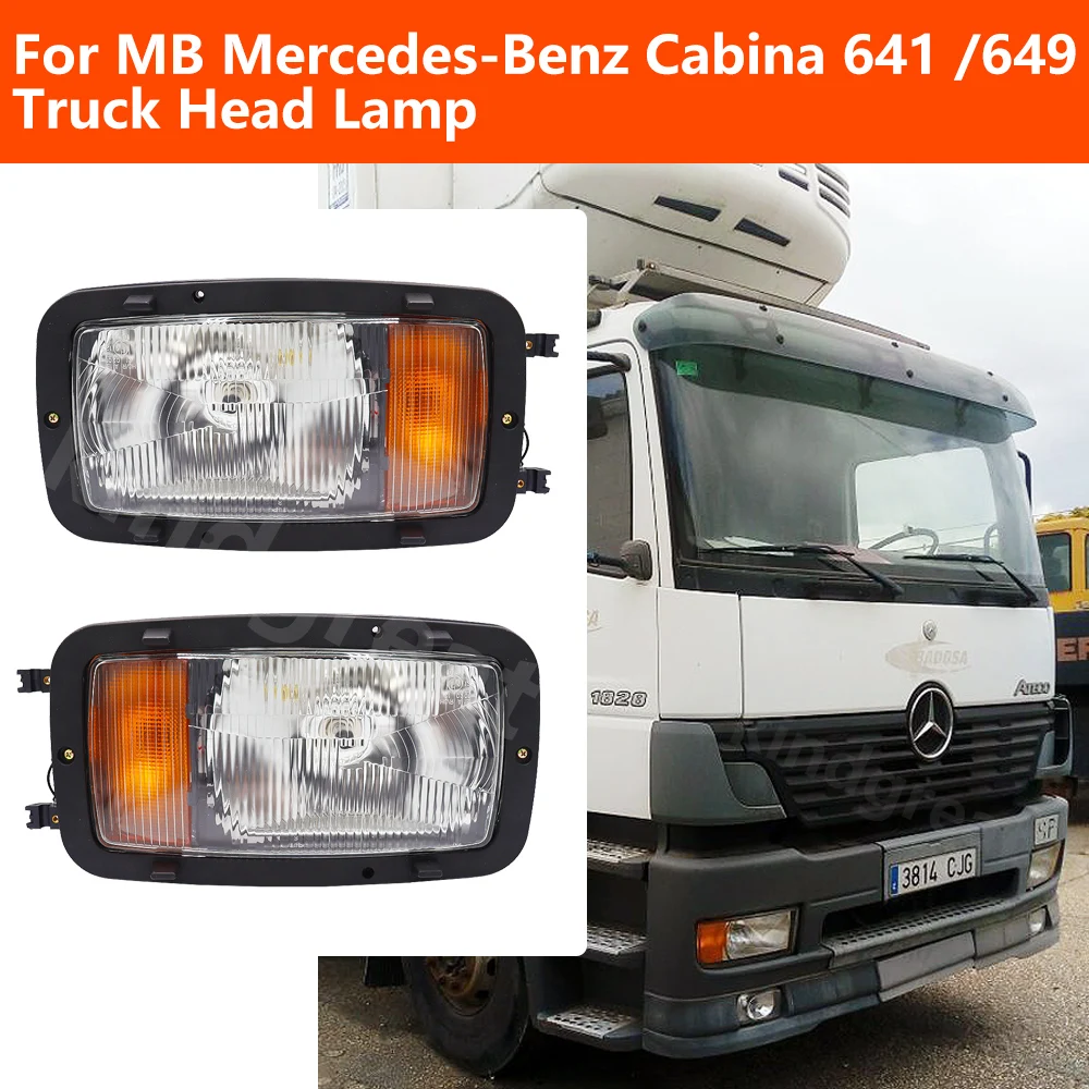

Запасные части для кузова грузовика MB Mercedes-Benz Cabina 641 /649, фара головного света 6418200861 6418200961