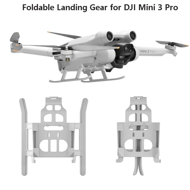 

Foldable Landing Gear for DJI Mini 3 Pro Drone Extended Leg Protector Gimbal Feet Gear Quick Release Skid Drone Accessories