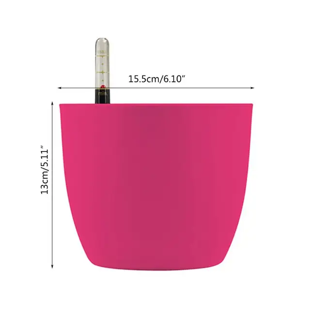 Pp Önöntő Ültetvények Virágcserépek Vízszintes Mutatókkal 6X5 ' - Image 6
