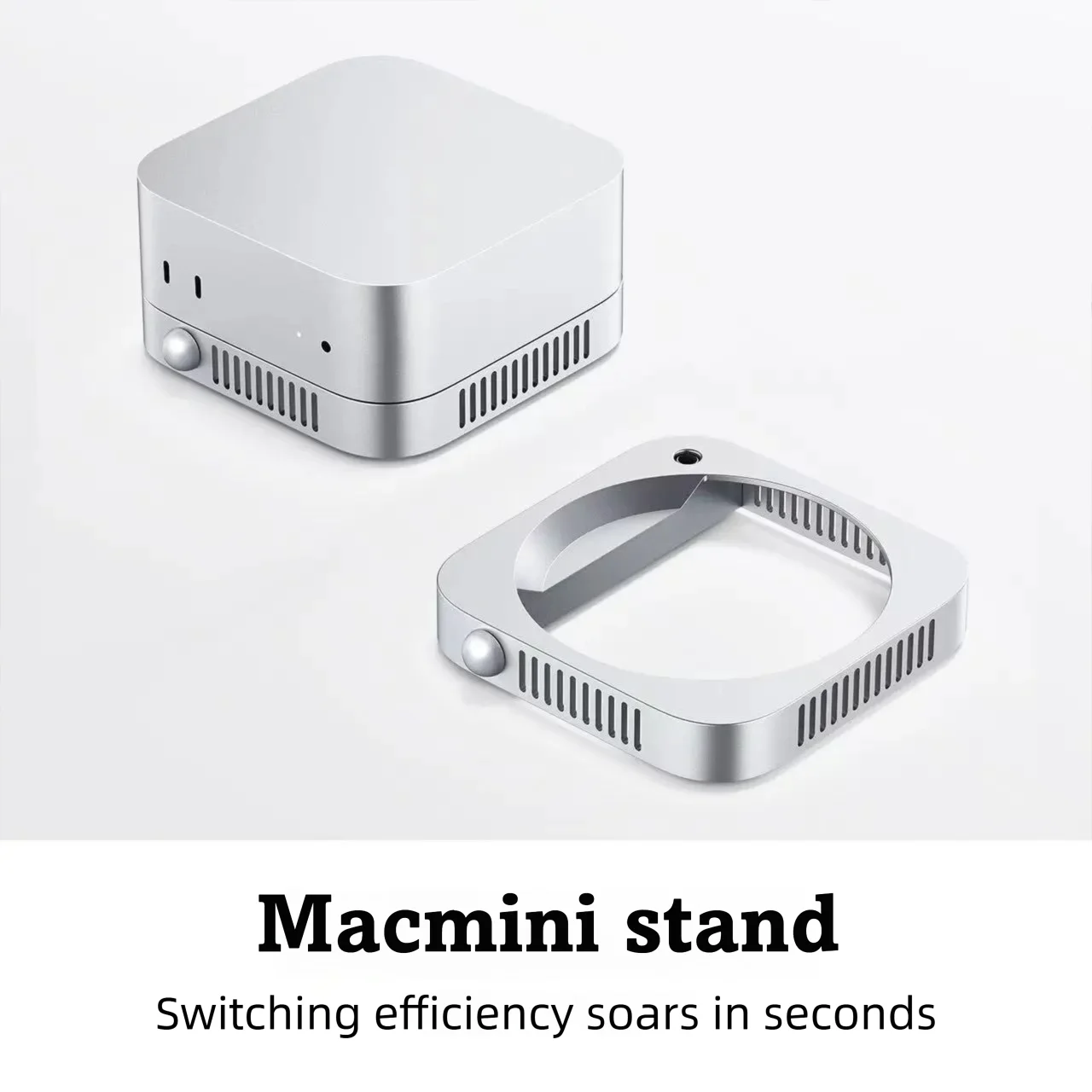 ORICO Mac mini M4/M4 Pro 스탠드 도크 스토리지 확장 홀더 MAC MINI M4/M4 Pro용 열 방출 브래킷 냉각 액세서리