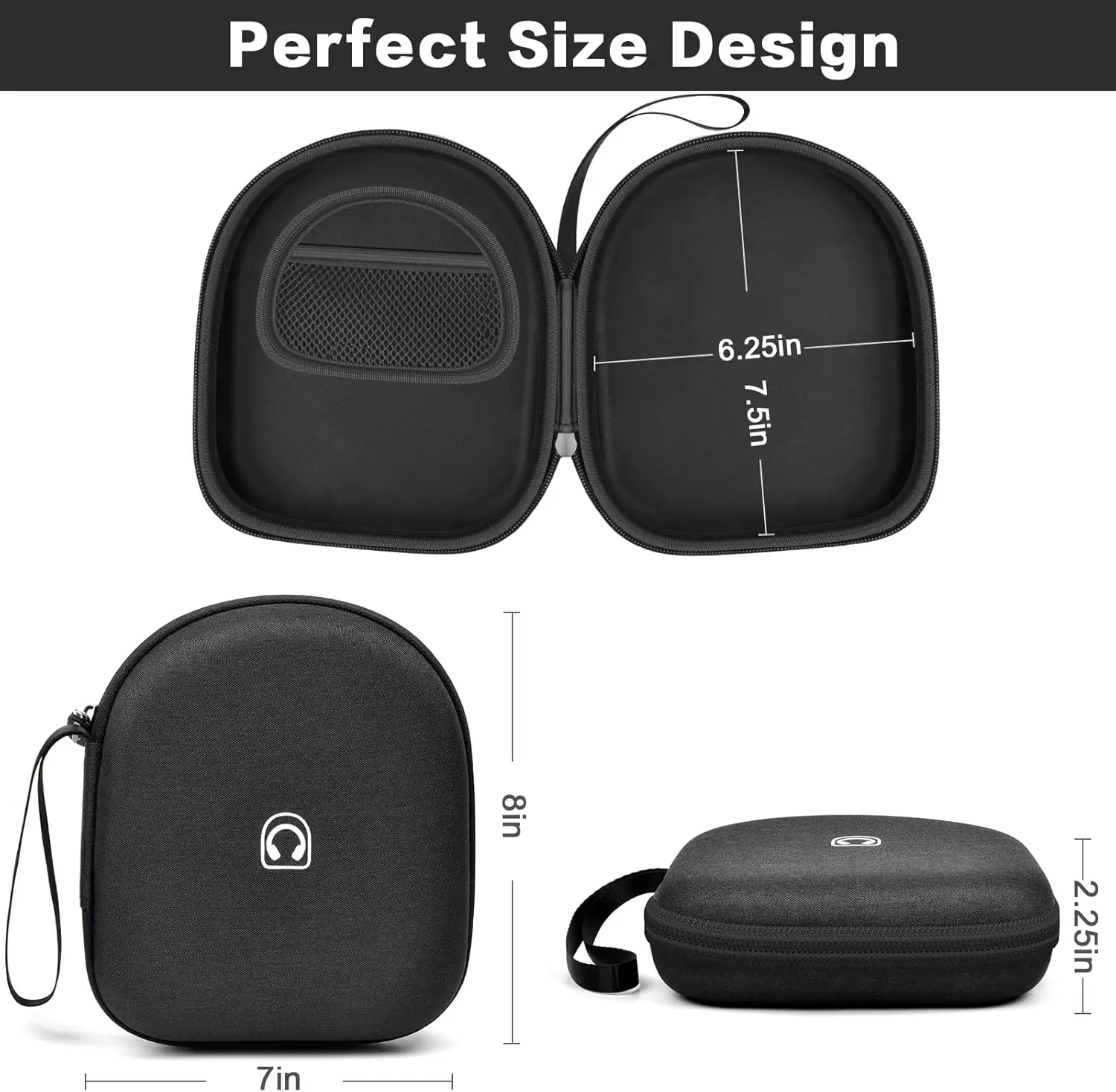 Durable Protective Headphone Case for Wireless Bluetooth On-Ear Headset