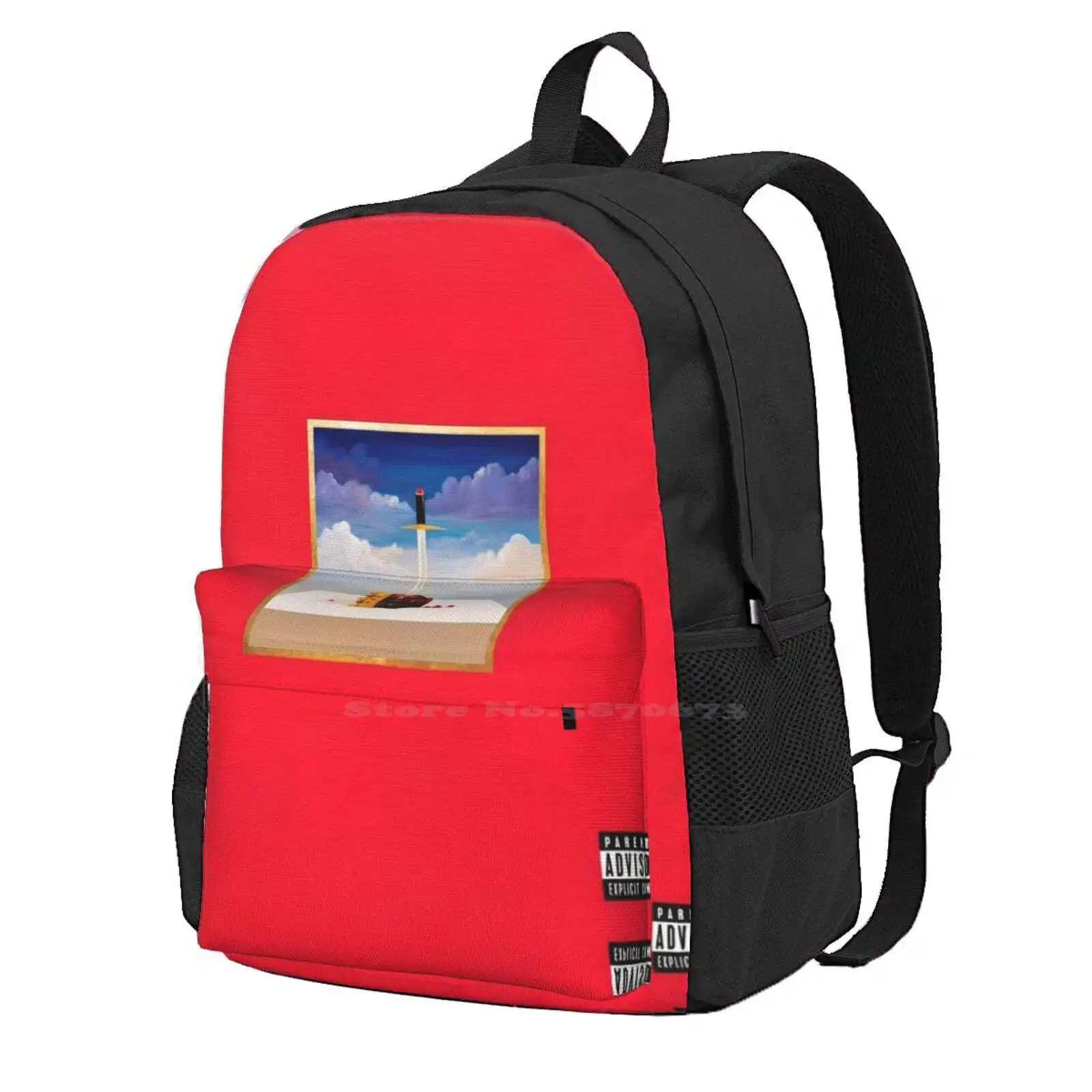 

My Beautiful Dark Twisted Fantasy Poster School Bags Travel Laptop Backpack My Beautiful Dark Twisted Fantasy