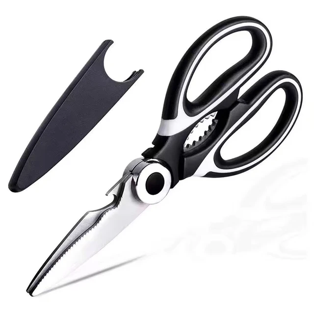 Multifunctional kitchen scissors Household fish cutting meat scissors Stainless steel scissors Kitchen Gadgets Utility Multifunctional kitchen scissors Household fish cutting meat scissors Stainless steel scissors Kitchen Gadgets Utility
