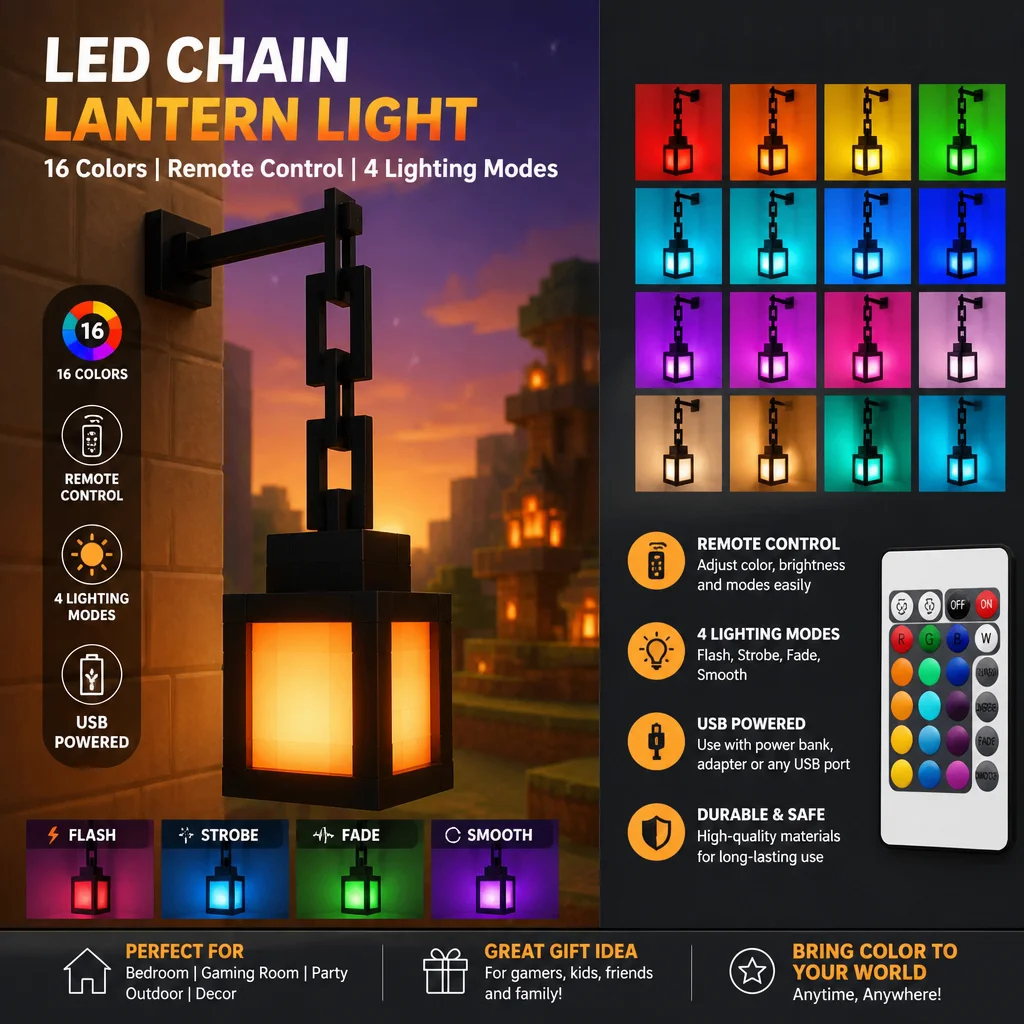 16색 디밍 가능 LED 픽셀 무드등 휴대용 테이블 램프 (휴일 파티, 침실, 실..