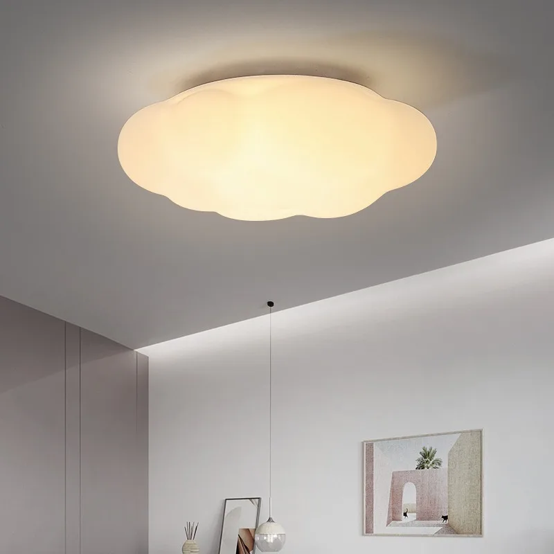 

Clouds Ceiling Light White LED Chandelier For Dining Room Children's Bedroom Hall Study Lamp Creative Decorative Daily Lightings