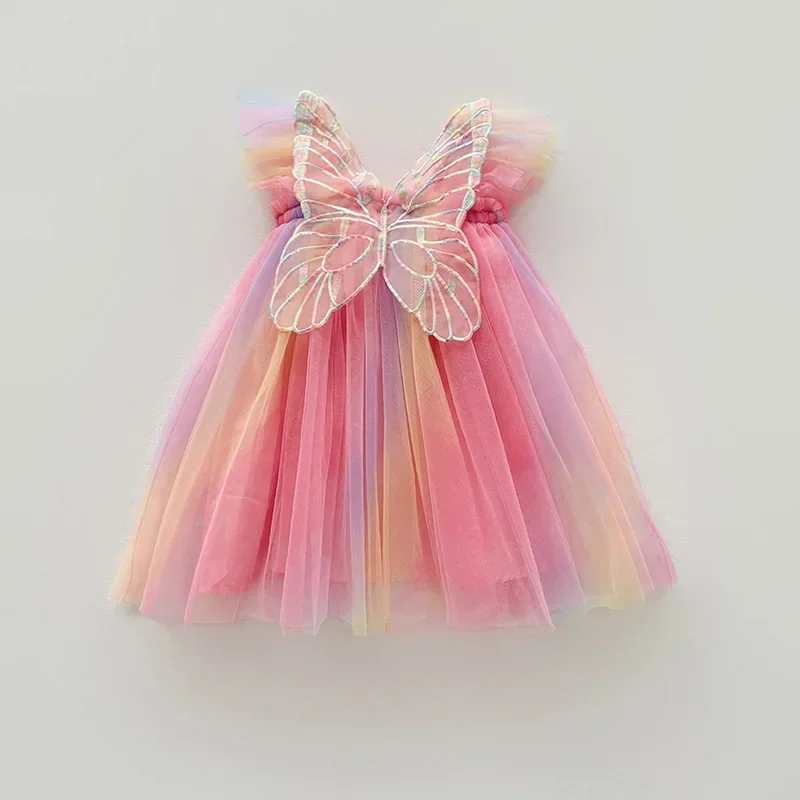 Toddler Baby Summer Princess Dress Kid Mesh Lace Sweet Rainbow Dress Sleeveless 3D Angel Wings Fairy Dress Children Clothes - AliExpress 1501 Toddler Baby Summer Princess Dress Kid Mesh Lace Sweet Rainbow Dress Sleeveless 3D Angel Wings Fairy Dress Children Clothes - AliExpress 1501
