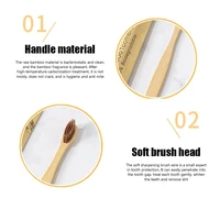 Bamboo Toothbrushes 100Pcs Eco Friendly Resuable Toothbrush Adult Wooden Soft Tooth Brush Eco Friendly Vegan 3
