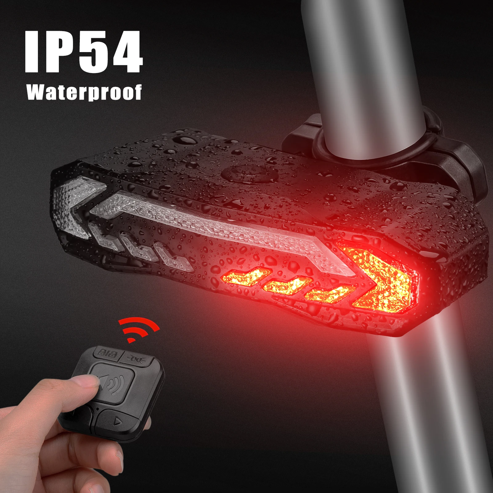 Smart Bike Tail Light Anti Theft Alarm and Horn