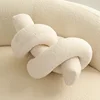 Nordic Cloud Throw Pillow Geometric Shape Plush Round Ball Throw  Distorted Twisted Throw Cushion Sofa Headrest Float Window 1
