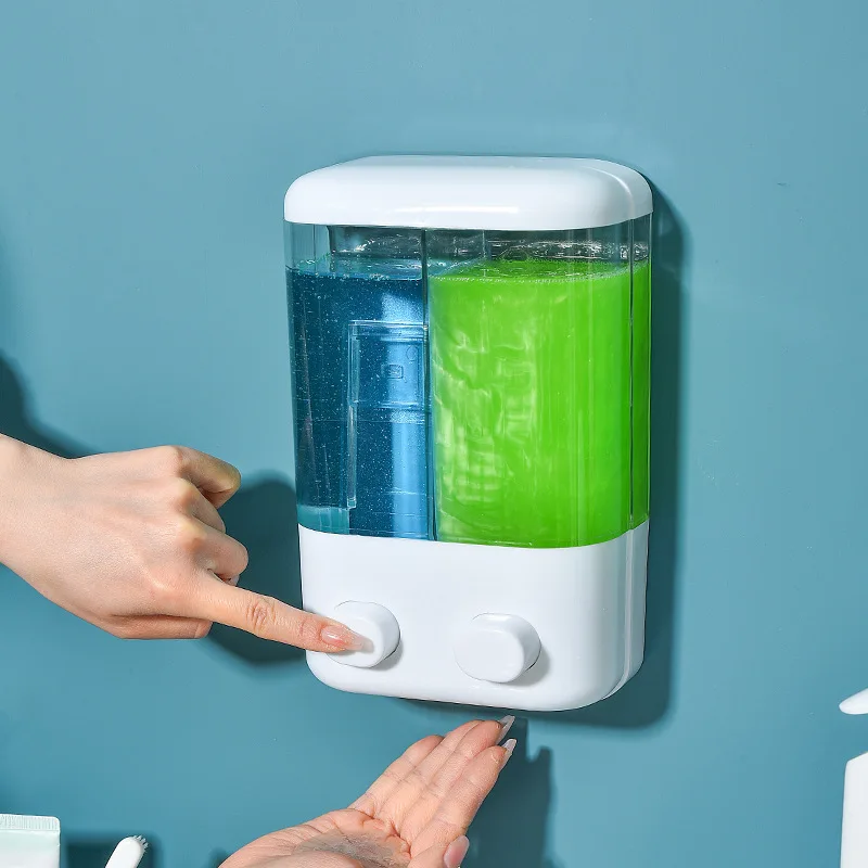 Wall-Mounted-Soap-Dispenser-Refillable-Hands-Dishes-Press-Bottle-Large ...