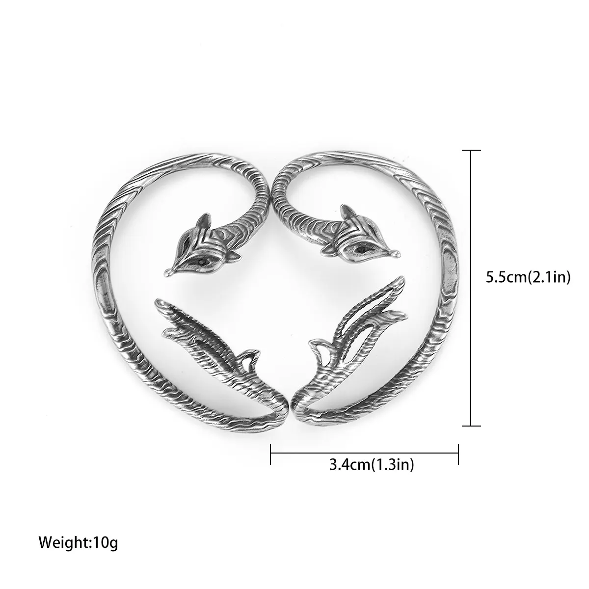 Fox Clip Earrings Women 6