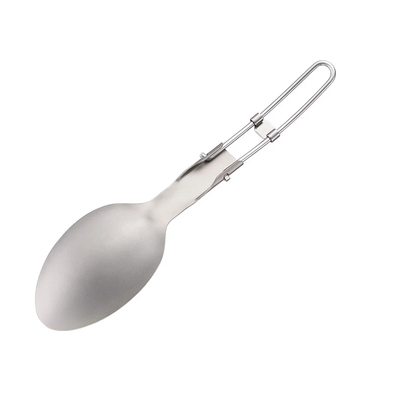 Keith Titanium Soup Spoon Backpacking Utensil Cutlery Useful Outdoor EDC Portable Mini Folding Tableware Ti5315