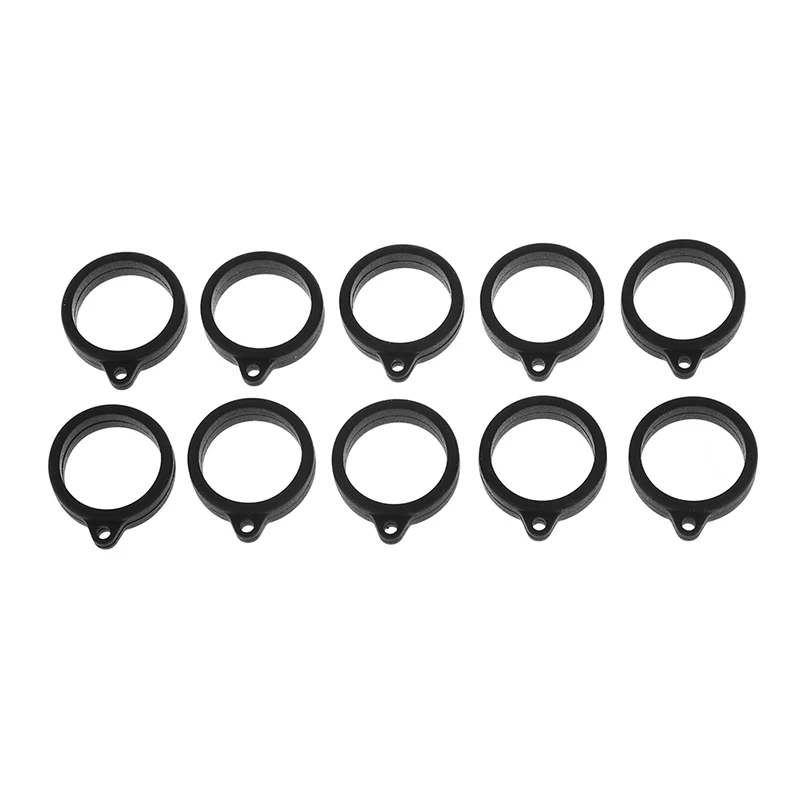 10Pcs Rubber Ring Rope Pen Lanyard Holder Soft Hoop Universal 8mm/13mm/20mm/16mm Silicone Ring Bands Silicon Rings