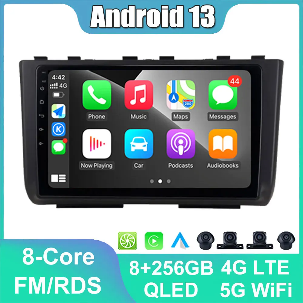 

Для Hyundai Creta 2 IX25 2020-2021 Android 13 беспроводной Carplay Android автомобильный радиоприемник стерео мультимедийный плеер GPS навигация