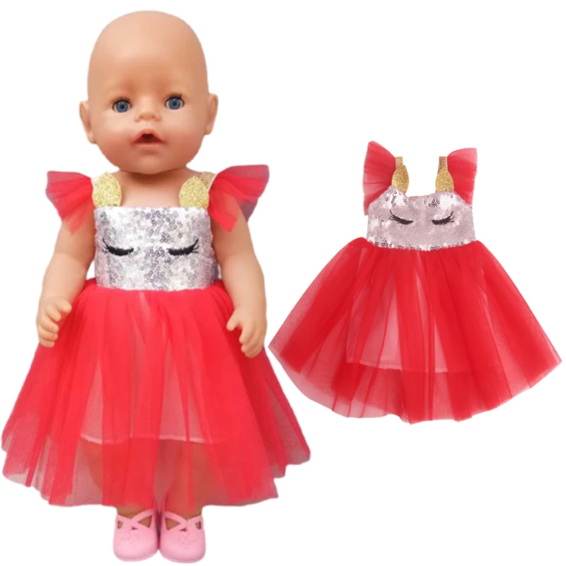 Doll Clothes Barbie Doll Clothes 17 Inch Baby Doll Ballet Lace Dress 18 Inch Doll Dress Clothes