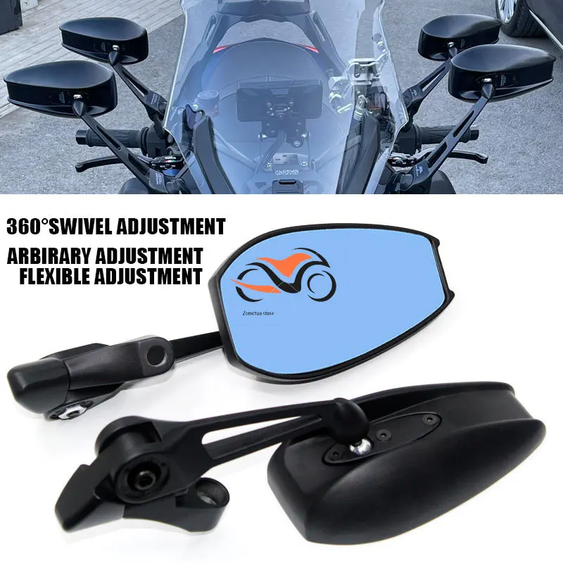 

Motorcycle CNC Aluminum Rearview Mirrors Side Mirrors Universal For BMW S1000XR S1000R R nineT R1200GS R G310R G310GS R1250GS