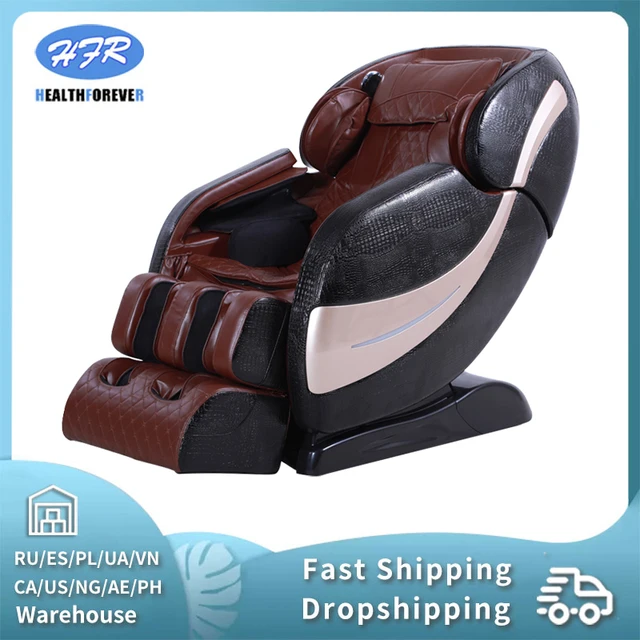 HFR Whole Body Scanning SL Rail AI Voice Control Bluetooth Music Jade Massage Ball Touch Screen Zero Gravity Massage Chair