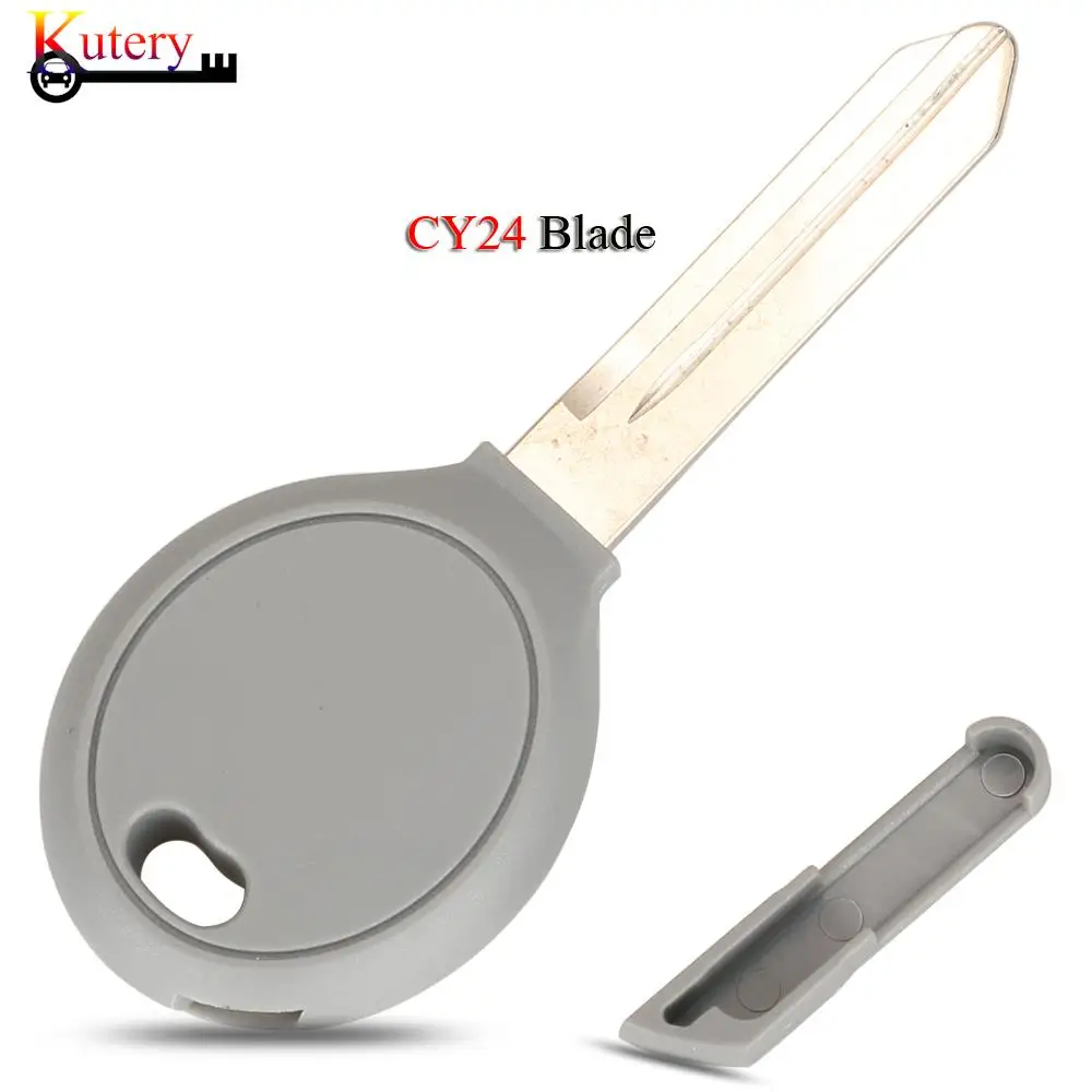 

jingyuqin 10PCS/Lot Transponder Remote Car Key Shell For Jeep Dodge Chrysler With CY24 Blade Empty Shell Apply to 3 Type Of Chip