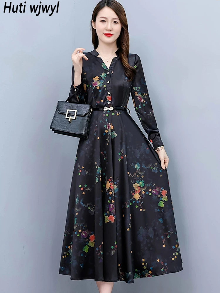 2024-black-floral-acetate-satin-midi-dress-spring-autumn-v-neck-luxury-prom-maxi-vestido-women-vintage-bodycon-party-night-dress