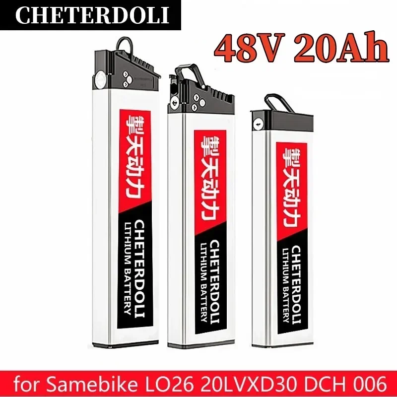 Scooter Elettrico 48V Batteria Pieghevole 12Ah 14Ah Per Samebike Lo26 20 Lvxd30 Dch 006 Ebike 18650 Batteria Pack Bicicletta Elettrica