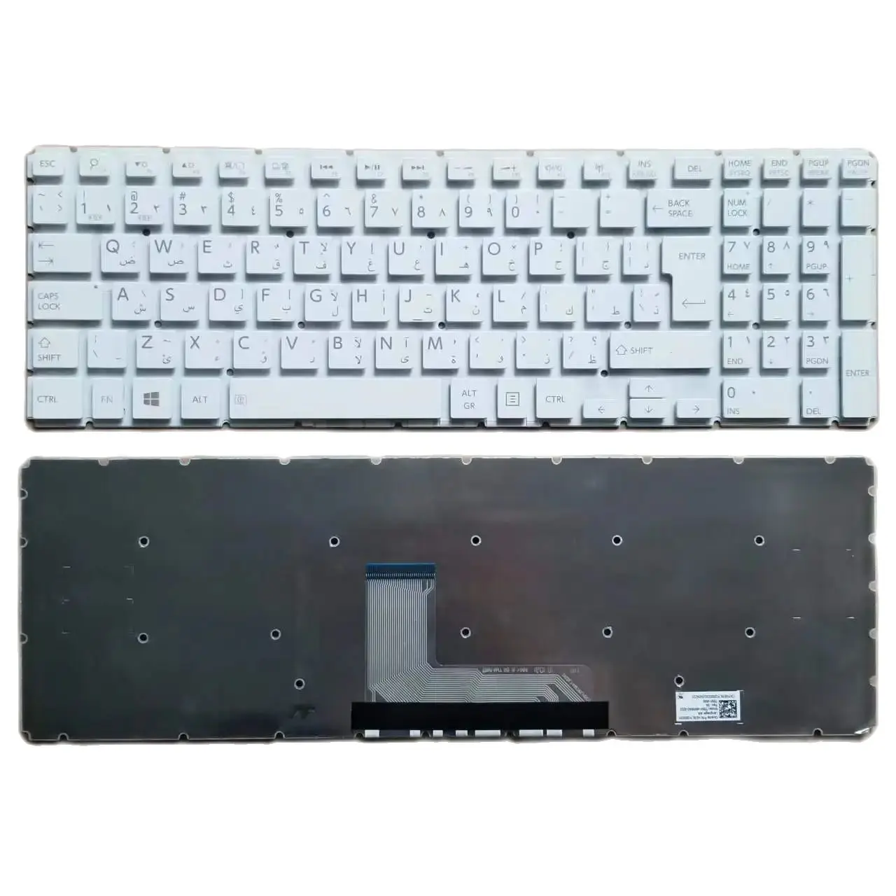 

Новая арабская клавиатура AR для Toshiba Satellite L50-B L50D-B L50T-B L50t-C L55-C без белой рамки