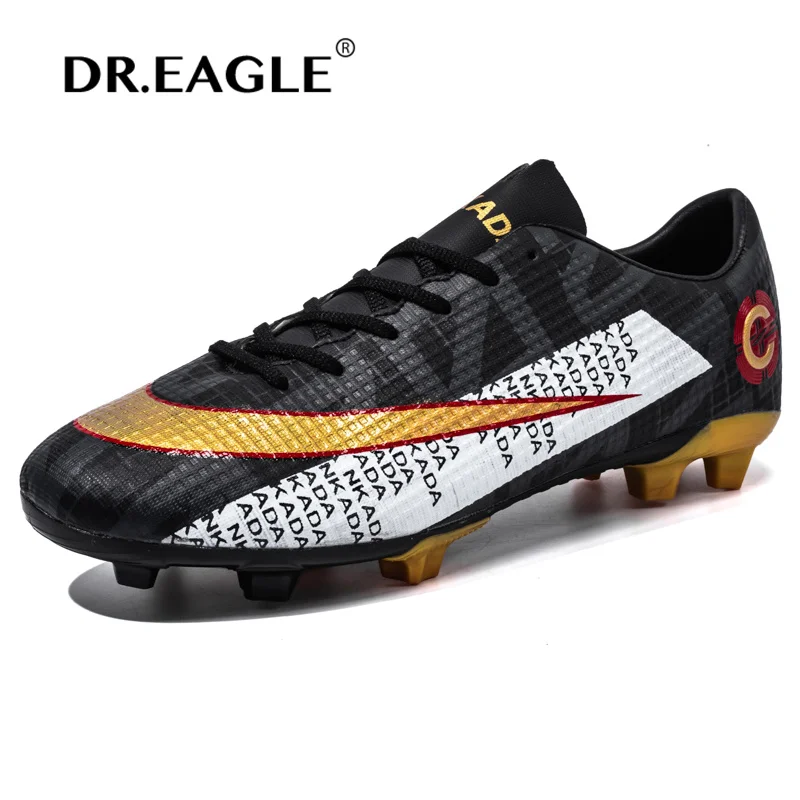 

DR.EAGLE Sneakers Man Soccer Shoes Kids Non-Slip Training Football Boots Breathable Sports Shoes Athletic FG/TF Soccer Cleats