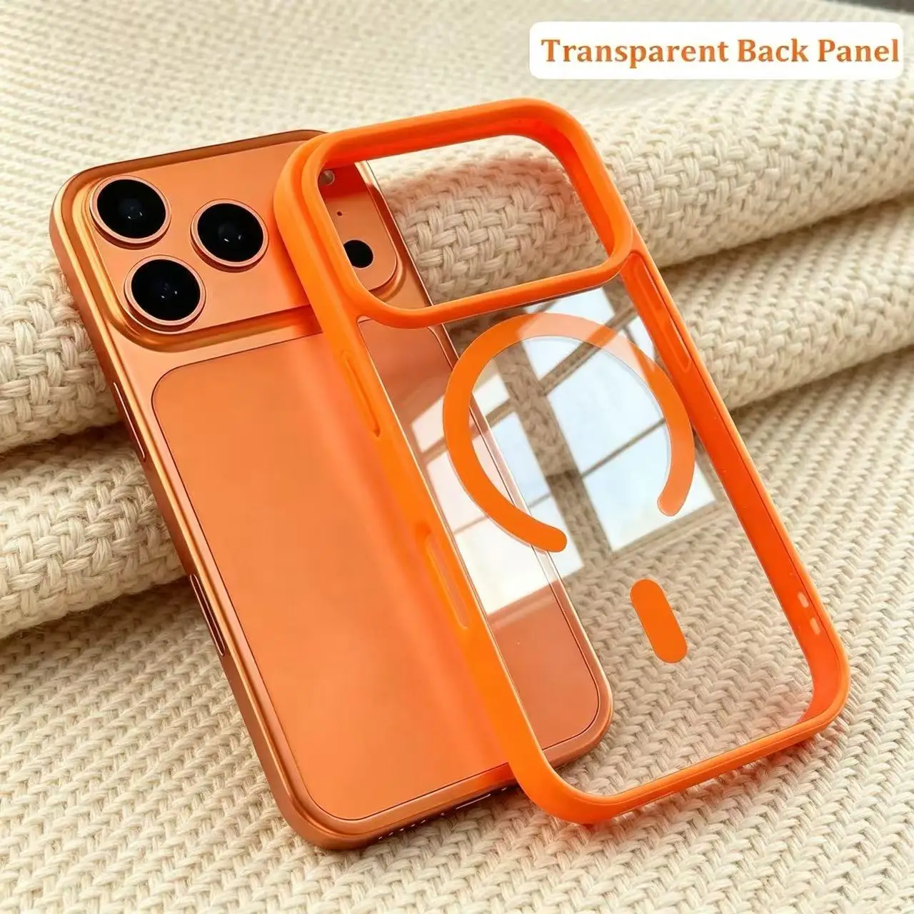 Sleek Magnetic Transparent Acrylic Phone Case