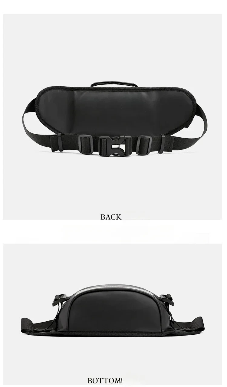2024 Large Capacity Anti-theft Male Belt Close-Fitting Waist Bag Image 10
