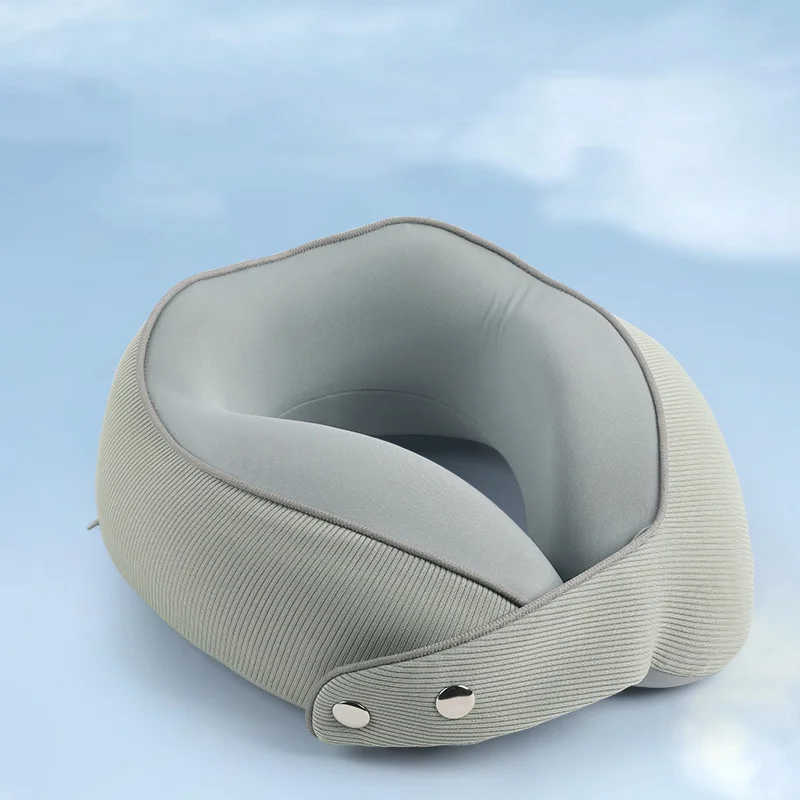 

Macaron Color Removable And Washable Memory Cotton Neck Pillow For Travel