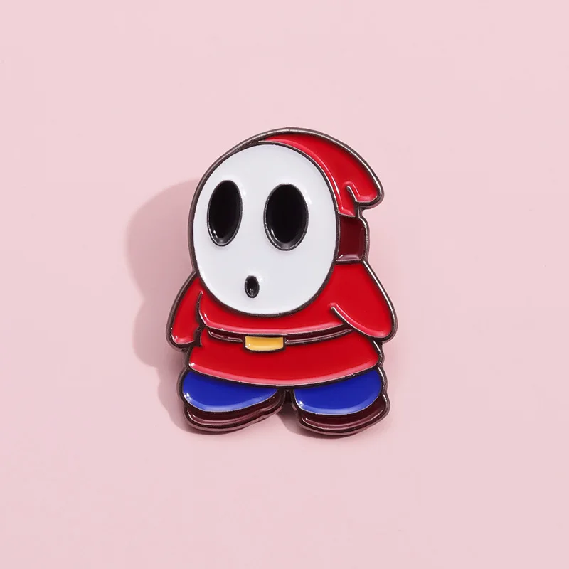 

Christmas Series Brooch Enamel Funny Cute Santa Claus Mask Men's Badge Metal Backpack Clothing Lapel Pin Gift Wholesale