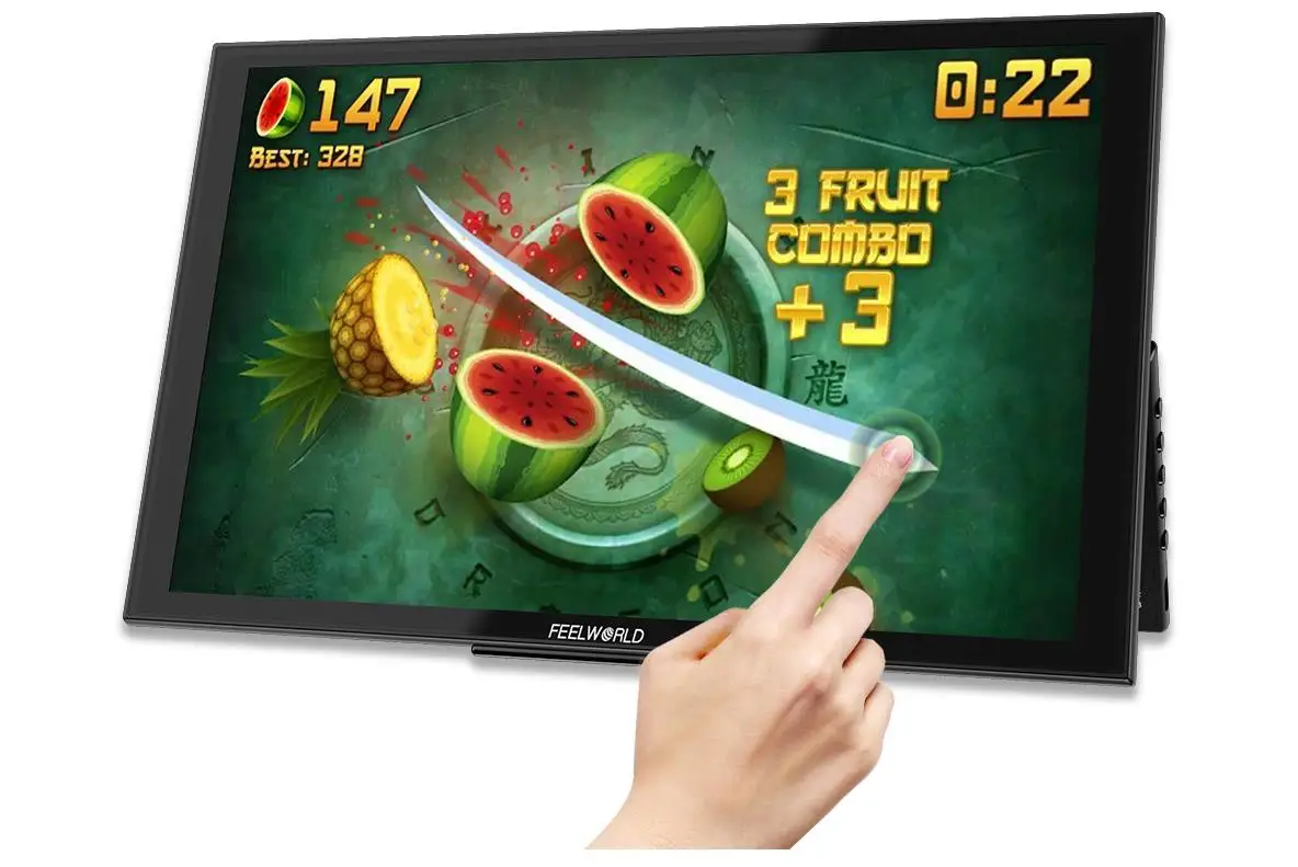 DH101 10.1 Inch Portable Monitor External Screen Computer Display with USB Type-