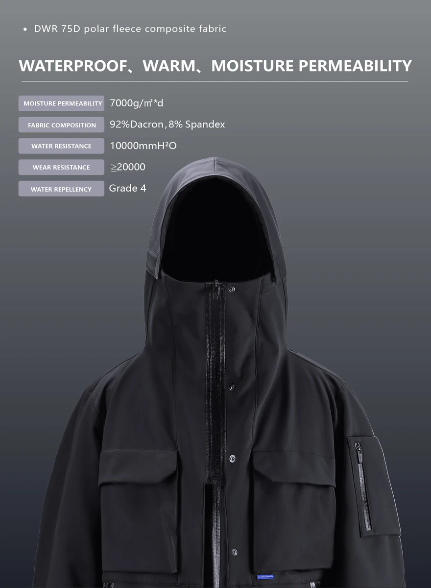 Reindee Lusion 21aw 3in1 all-enviroment waterproof scout jacket outer shell and inner jacket techwear gorpcore