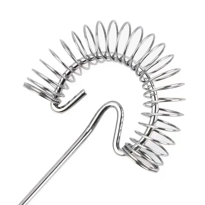 Stainless Steel Spring Egg Beater Milk Frother Cooking Tools