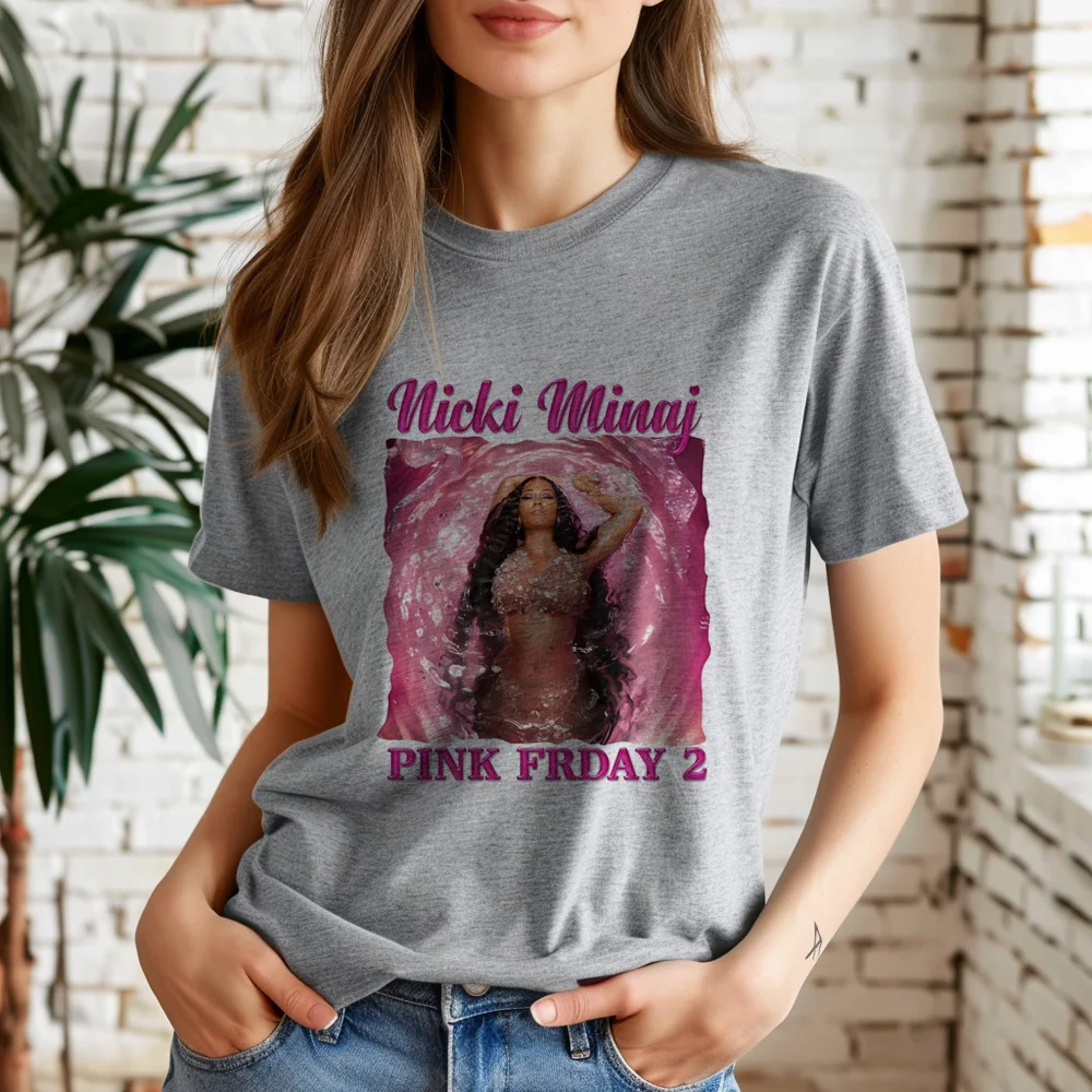 

Топ Nicki Minaj, Женская комиксная дизайнерская футболка, Женская аниме одежда y2k 2000s