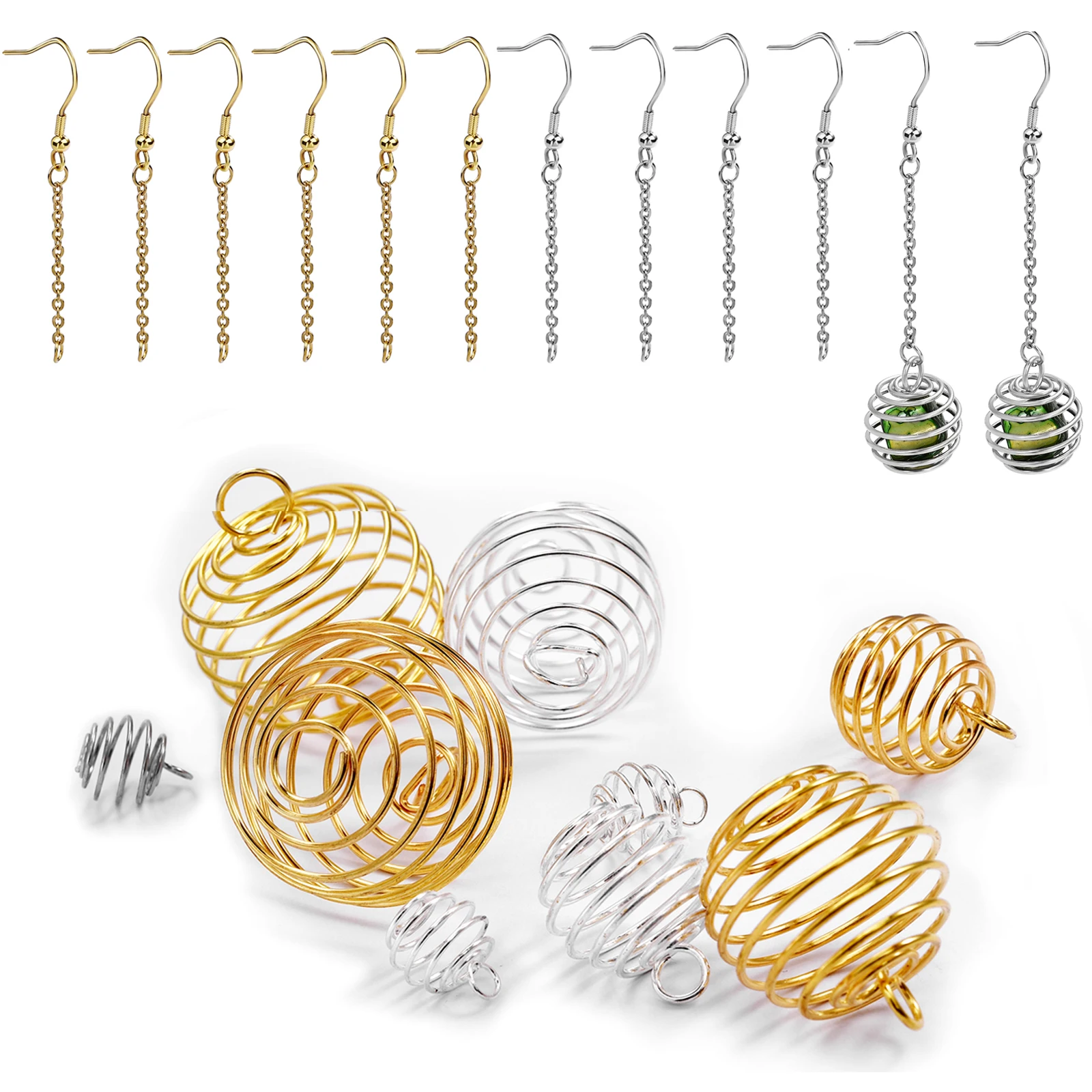 Stainless Steel Findings Components Stainless Steel Beads Cages