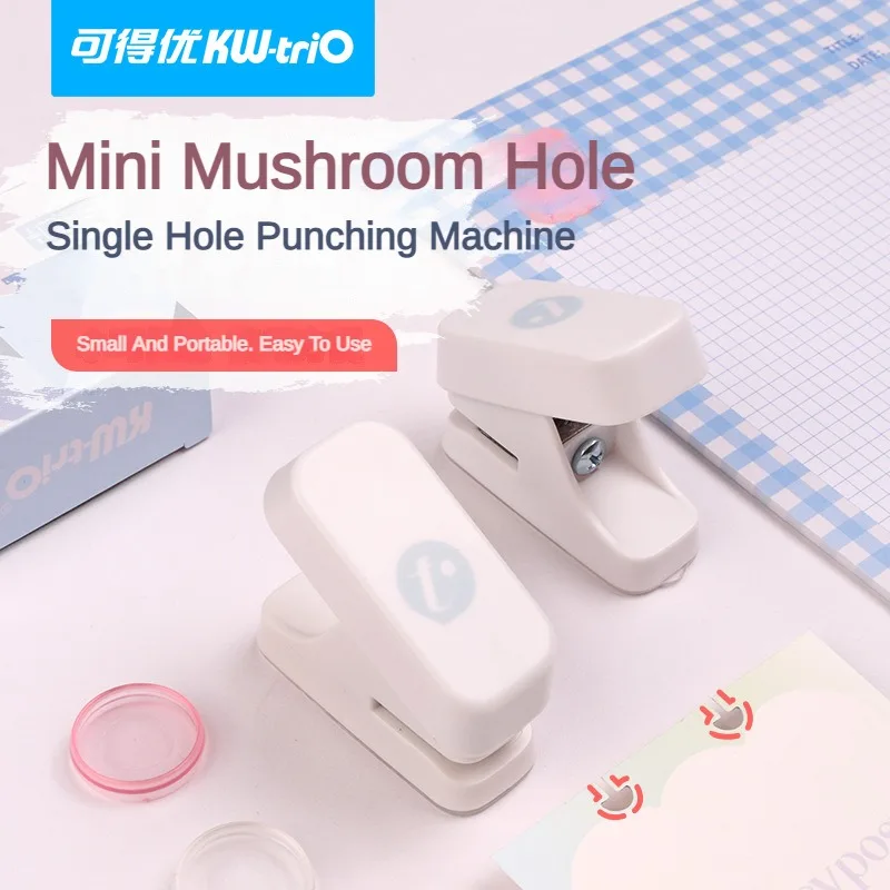 Paper Punch Mini 1 Hole Mushroom Hole Puncher DIY Tool
