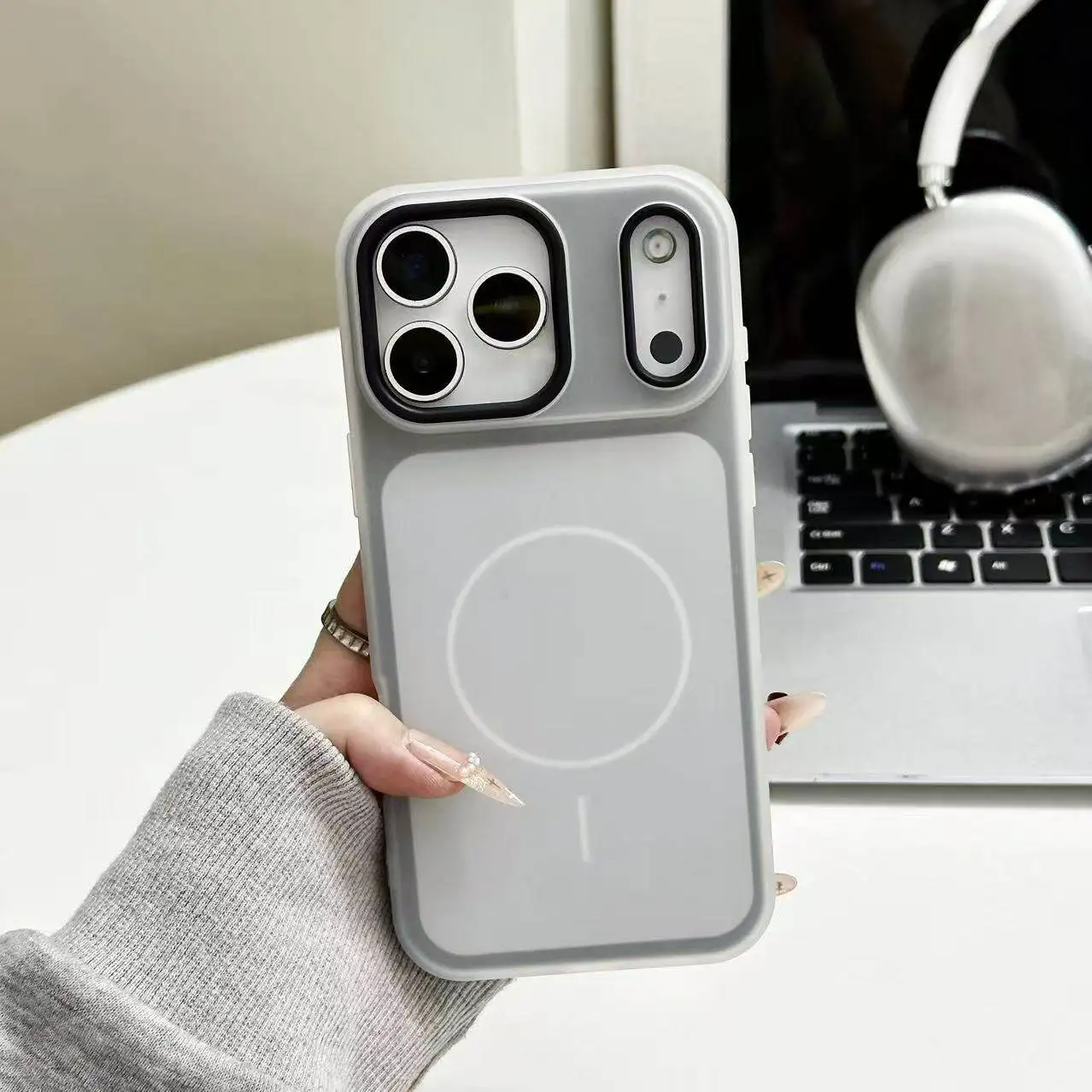 Jelly color Collision Matte Case For Magsafe iPhone 17 Pro Max 16 Plus 15 14 13 12 11 17Pro Mag Safe Phone Cover Accessories