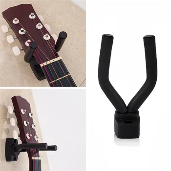 조정 가능한 기타 후크, 블랙 일반 벽 기타 걸이, 기타 스탠드 지지대, 기타 액세서리, 악기 기타 행거