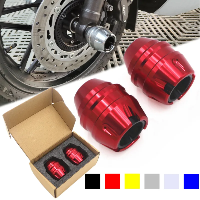 Motorcycle Front Fork Wheel Crash Protection Frame Slider Anti-Fall Protector