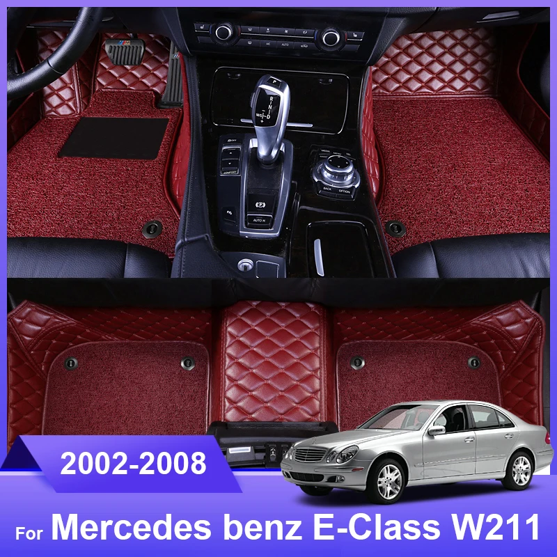 

Custom Fit Car Floor Mat for Mercedes Benz E-Class W211 Accessories Interior ECO Durable Thick Carpet Customize for LHD and RHD