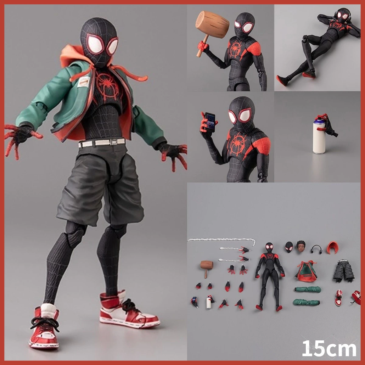 Hot Toys Marvel Legends Sentinel Sv Action Figuras Spider-Man Nel Spider-Verse Miles Morales Peni Parker Figure Doll Model