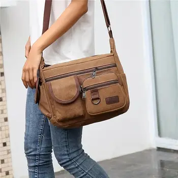 Nuova Borsa a Tracolla Multitasca, Borsa Messenger per Studenti, Borsa Casual da Viaggio