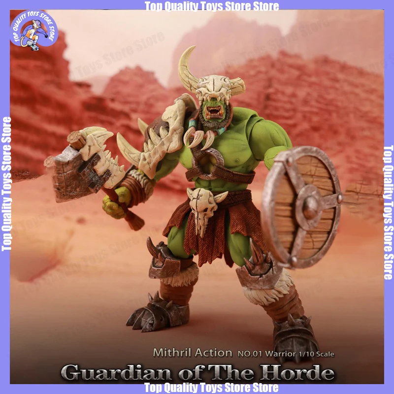 

2023 Hot Mithril Action No.01 Warrior 1/10 Collectible 20cm Wow Guardian Of The Horde Barbarian Orc Action Figure Model Toy
