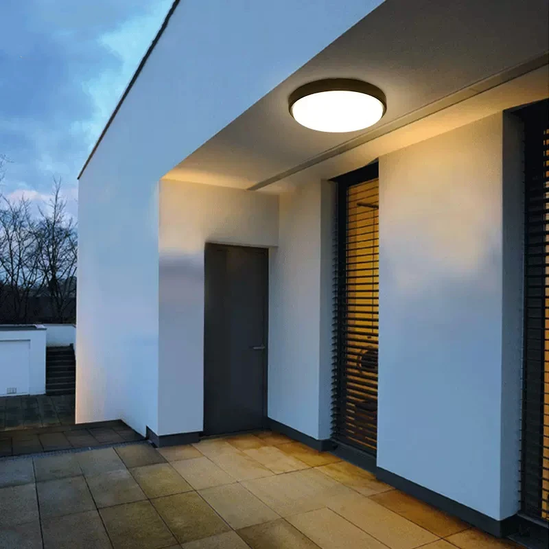 Outdoor Led Wall Lamp Waterproof Aisle Balcony Exterior Sconce Fixture Bathroom Kitchen Lighting