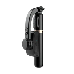 Roreta Foldable Wireless Bluetooth Gimbal Stabilizer & Selfie Stick with Tripod (Black)