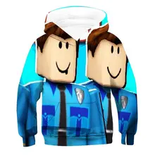 Suéter 3D de animación para niños, Sudadera con capucha con estampado My World, Comercio Exterior, Otoño e Invierno
