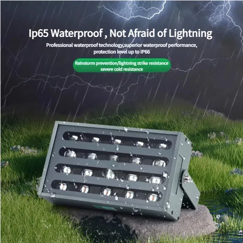 40w LED 다채로운 투광등 화려한 휴일 장식 정원 조명 무지개 투사등 경관 염색 나무 램프
